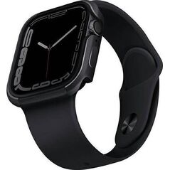 Uniq UNIQ etui Valencia Apple Watch Series 4/5/6/7/SE 40/41mm. grafitowy/graphite