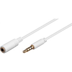Kabel Goobay Jack 3.5mm - Jack 3.5mm 1m biały (62360)