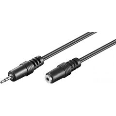 Kabel Goobay Jack 2.5mm - Jack 2.5mm 2m czarny (50458)