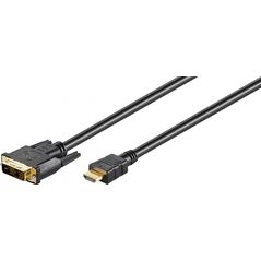 Kabel Goobay HDMI - DVI-D 5m czarny (51582)