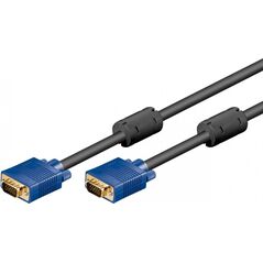 Kabel Goobay D-Sub (VGA) - D-Sub (VGA) 3m niebieski (93369)