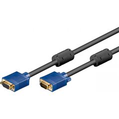 Kabel Goobay D-Sub (VGA) - D-Sub (VGA) 3m niebieski (JAB-854190)