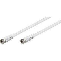 Kabel Goobay Antenowy (F) 15m biały (11866)
