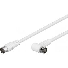 Kabel Goobay Antenowy (F) 5m biały (67350)