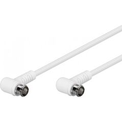 Kabel Goobay Antenowy (F) 1.5m biały (67341)