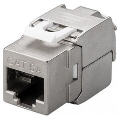 Goobay CAT 6A gniazdo Keystone RJ45 , STP, 500 MHz, slim-line