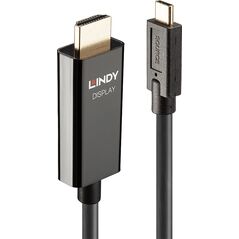 Kabel USB Lindy USB-C - HDMI 10 m Czarny (43317)