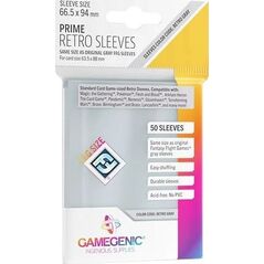 Gamegenic Gamegenic: Prime Retro Sleeves (66,5x94 mm) 50 sztuk, Clear