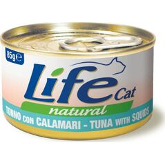 Life Pet Care LIFE CAT pusz.85g TUNA + SQUIDS CALAMARI /24