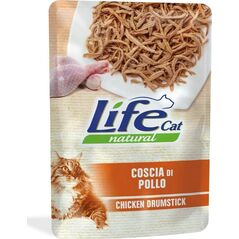 Life Pet Care LIFE CAT sasz.70g CHICKEN DRUMSTICK + CARRORTS /30