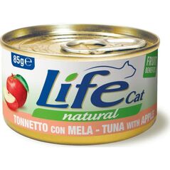 Life Pet Care LIFE CAT pusz.85g TUNA + APPLE /24