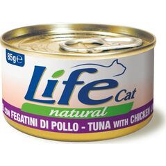 Life Pet Care LIFE CAT pusz.85g TUNA + CHICKEN LIVER /24