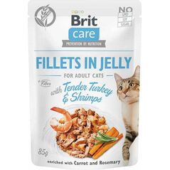 Brit CARE KOT saszetka FJ TENDER TURKEY& SHRIMPS /24 85g