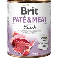 Brit puszka PATE&MEAT LAMB /6 800g