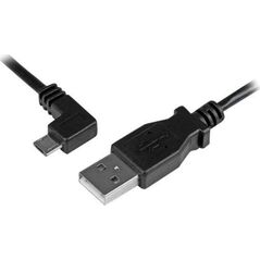 Kabel USB StarTech USB-A - microUSB 0.5 m Czarny (USBAUB50CMLA)