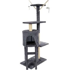 Pets Collection Pets Collection Drapak dla kota, wieża, 45x30x110 cm, szary