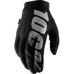 100% Rękawiczki 100% BRISKER Women's Glove black grey roz. XL (długość dłoni 187-193 mm) (NEW)