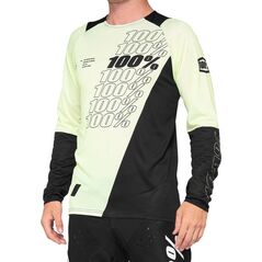 100% Koszulka męska 100% R-CORE Jersey długi rękaw yellow black roz. XL (NEW 2021)