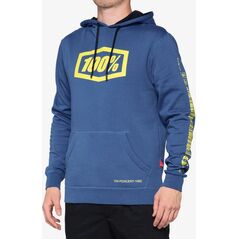 100% Bluza męska 100% BURST Hooded Pullover Sweatshirt Federal Blue roz. XL (NEW)