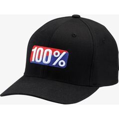 100% Czapka z daszkiem 100% CLASSIC X-Fit flexfit hat black roz. L/XL (NEW)