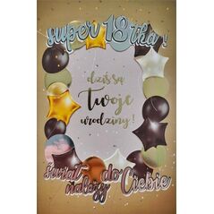 Yeku Karnet Urodziny 18 6K - 020