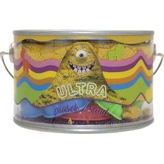 Epee Piasek UltraPiasek puszka 200g 5 foremek żółty foremki Zamek