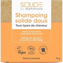 ALPHANOVA SOLIDE Alphanova Solide, Szampon do włosów w kostce, 75g