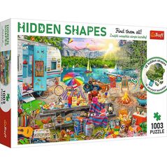 Trefl Puzzle Hidden Shapes, Wycieczka kamperem, 1003 elementy, Trefl 10677