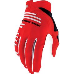 100% Rękawiczki 100% R-CORE Gloves Racer Red - L (długość dłoni 193-200 mm) (NEW 2022)