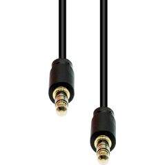 Kabel ProXtend Mini-Jack 3-Pin Slim Cable M-M Black 1.5M