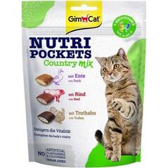 Gimcat Gimcat Nutri Pockets 150g Country Mix