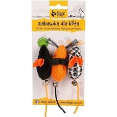 Dingo Dingo Zabawka Kot Myszki Z Salem 3szt.