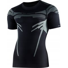 Brubeck SS13700 Koszulka męska DRY z krótkim rękawem czarny/grafitowy XL