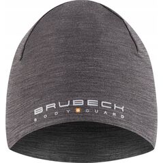 Brubeck HM10180 Czapka wełniana dwuwarstwowa unisex EXTREME WOOL stalowy L/XL