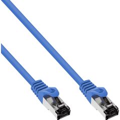 InLine InLine® Patch Cable S/FTP PiMF Cat.8.1 halogen free 2000MHz blue 1m