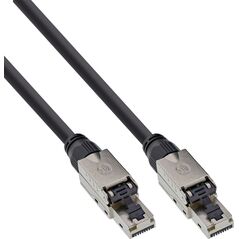 InLine InLine® Patch cable, U/UTP, Cat.6A, halogen-free, AWG23 copper, black, 30m