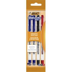Bic DŁUGOPIS ŻELOWY GEL-OCITY STIC BIC 0.5MM AST POUCH 4SZT