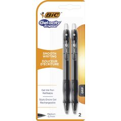 Bic DŁUGOPIS ŻELOWY GEL-OCITY ORIGINAL BIC CZARNY BLISTER 2SZT