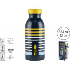 Milan BUTELKA TERMICZNA MILAN SWIMS GRANATOWA 354ML