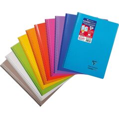 Clairefontaine KOŁOZESZYT A4 80K KARTKA KOVERBOOK PP 1 SZTUKA MIX KOLORÓW