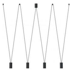 Lampa wisząca Nowodvorski Czarna lampa wisząca More Tone 7822 minimalistyczna do sypialni