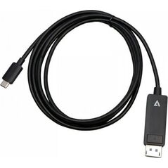 Kabel USB V7 USB-C - DisplayPort 2 m Czarny (V7USBCDP14-2M)