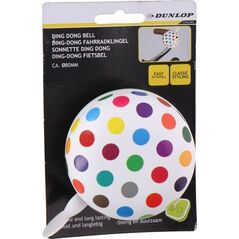 Dunlop Dzwonek rowerowy o śr. 80 mm kropki