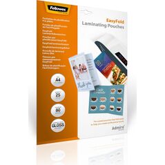 Fellowes Folia do laminowania A4 Fellowes "Łatwo złóż" 5601901 80mic 25 szt