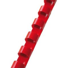 Argo Grzbiet plastikowy 19mm ARGO 405194 czerwony 100szt