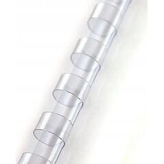 Argo Grzbiet plastikowy 6mm ARGO 405068 przezroczysty 100 szt