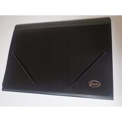 Forofis Teczka z gumką rozszerzana A4 FOROFIS 91183 czarna PP 0.7mm 12 kieszeni