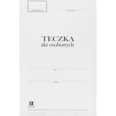 Barbara Teczka do akt osobowych A4 BARBARA 822002 biała tektura 10szt
