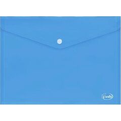 Forofis Teczka kopertowa z guzikiem A4 FOROFIS 91174 niebieska PP 0.16mm