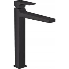Bateria umywalkowa Hansgrohe Metropol Jednouchwytowa bateria umywalkowa 260 z kpl. odpływowym Push-Open, uchwyt jednoramienny, czarny matowy